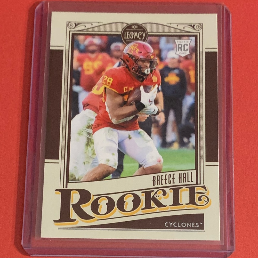 Breece Hall #6 2022 Panini Chronicles Draft Picks Legacy Rookies Football Card